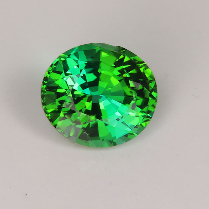 oval cut tourmaline gem