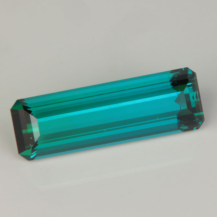 greenish blue tourmaline gemstone 