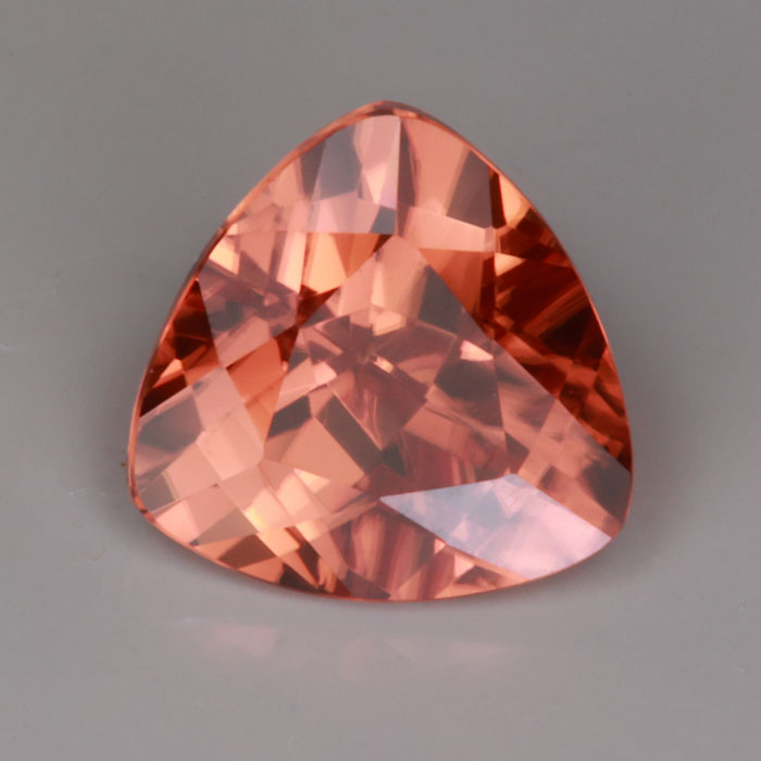 peach color imperial zircon gemstone