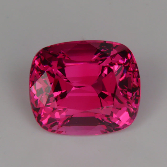 antique cushion cut violet red spinel gemstone natural 