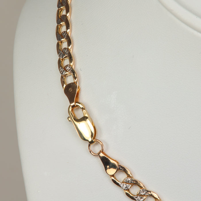 clasp for yellow and white gold chain