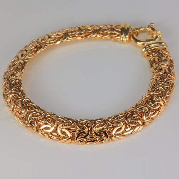 YellowGoldByzantineLinkBracele
