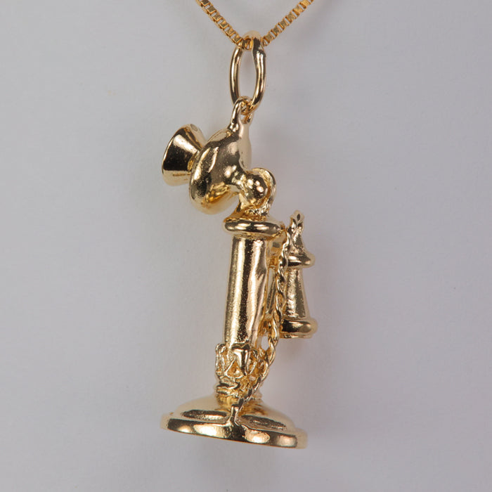 estate pendant vintage telephone