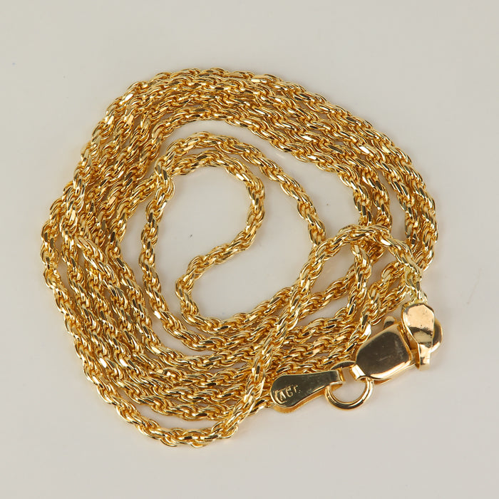 gold estate rope chain 