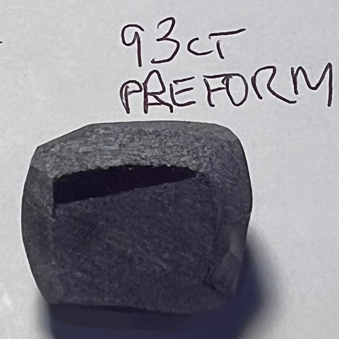 amethyst in preform stage shape