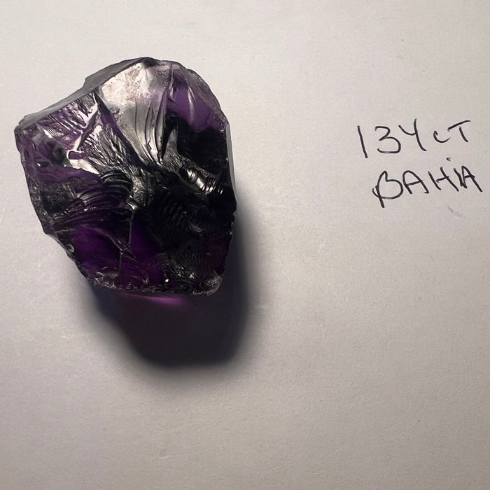 purple amethyst rough from brazil