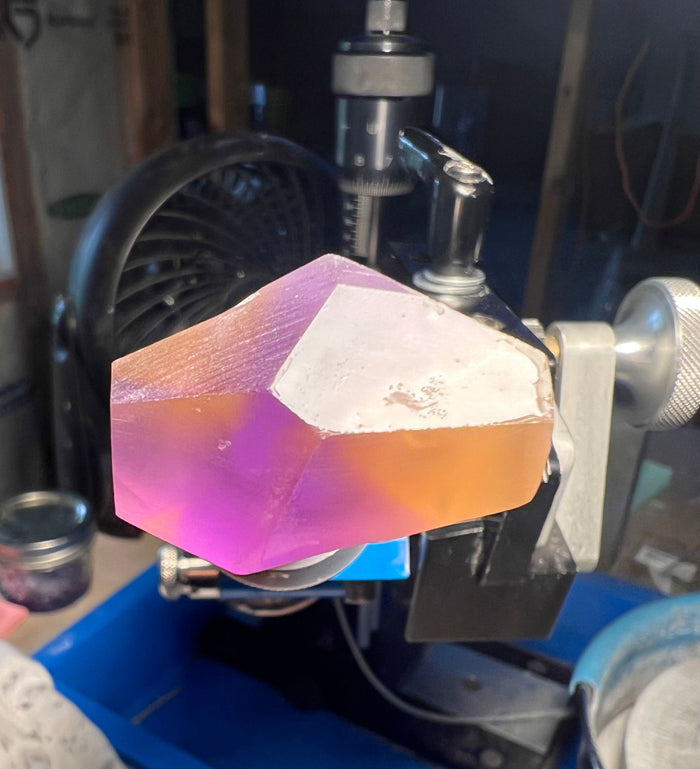 ametrine preform on dop