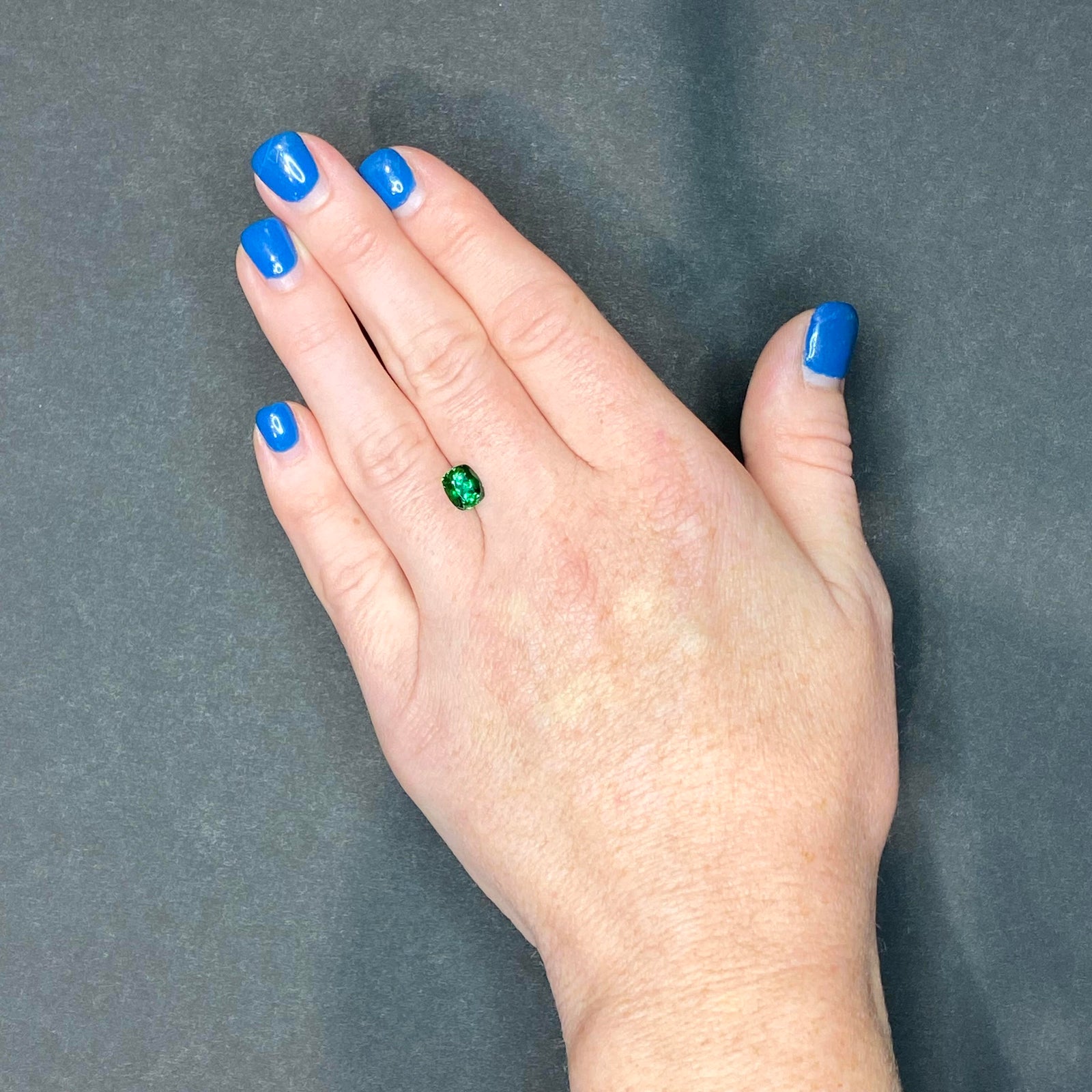 Antique Cushion Cut Chrome Tourmaline