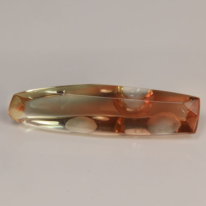 dimpled bubble effect fancy sunstone gemstone