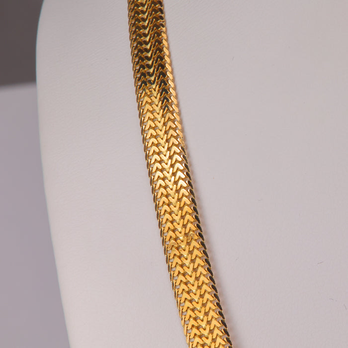 estate chain herringbone chevron style