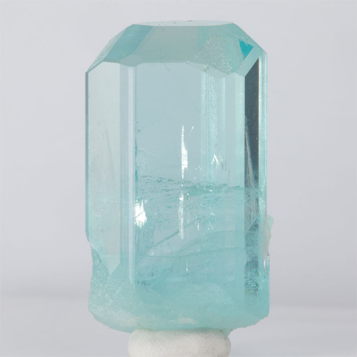 blue green aquamarine raw large crystal