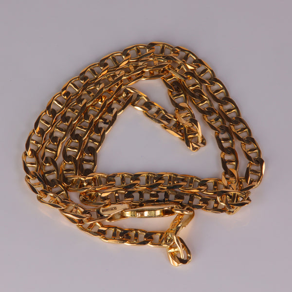 14K Yellow Gold Anchor Chain 17