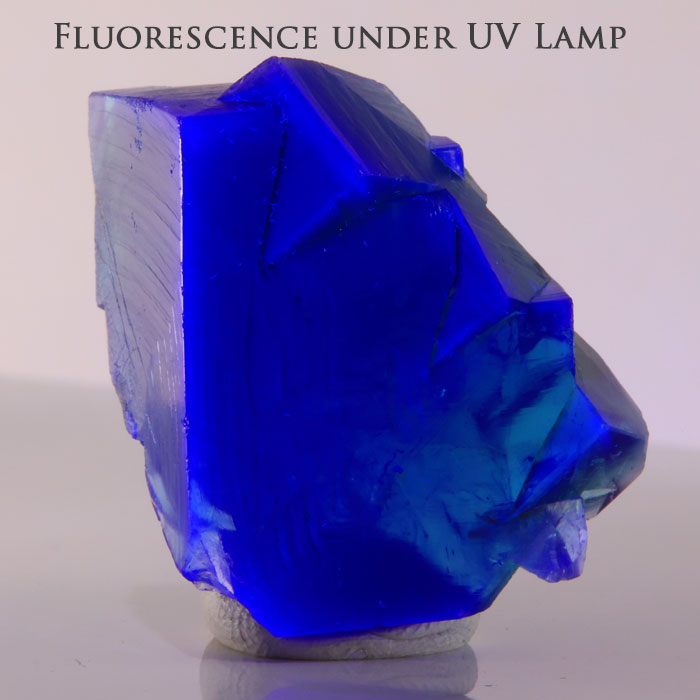 fluorite crystal under daylight 