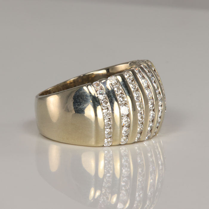 white gold diamond ring statement 