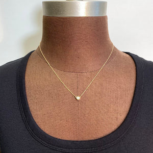 diamond and gold cable necklace