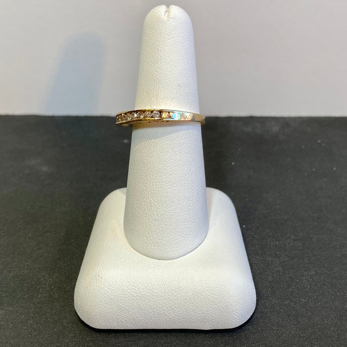 10k yellow gold ring with diamonds