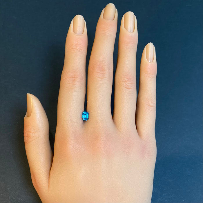 greenish blue gemstone zircon 