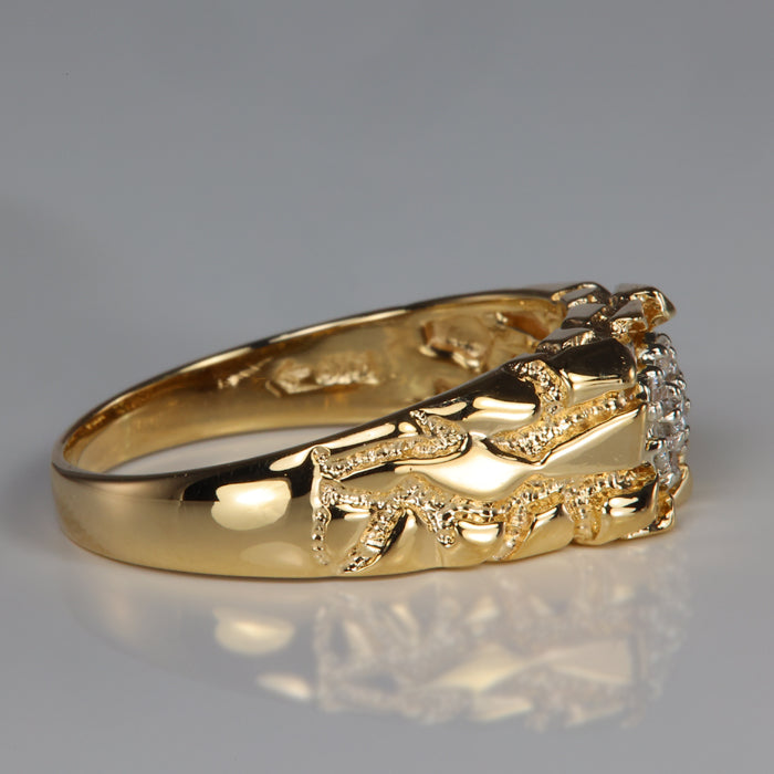 yellow gold estate ring