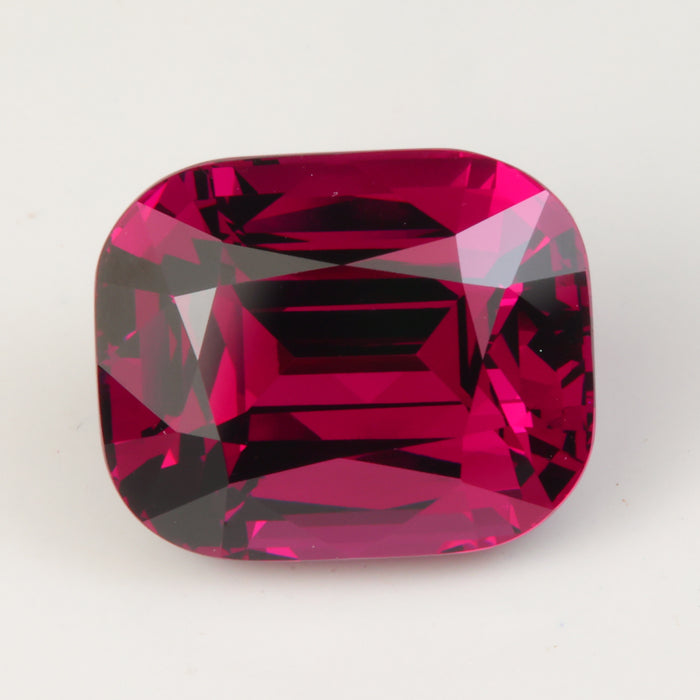 purplish violet red garnet from tanzania