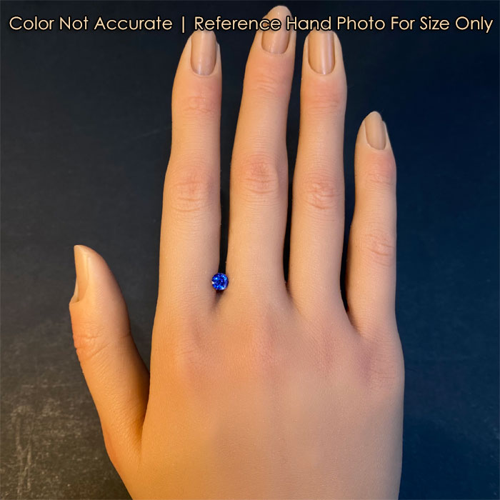 Round Brilliant Cut Sapphire Carats - Main Image