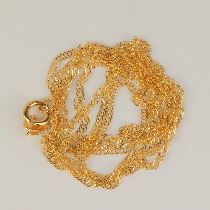 yellow gold singapore style chain