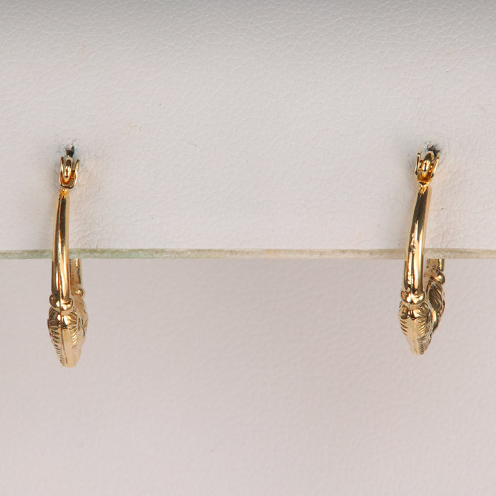 estate gold ram hoops
