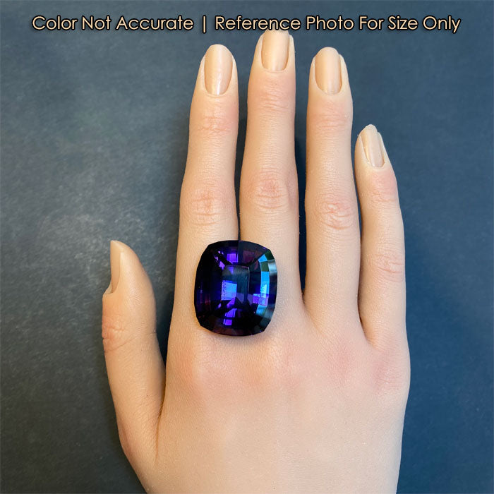 tanzanite gemstone rare beautiful large size to hand 