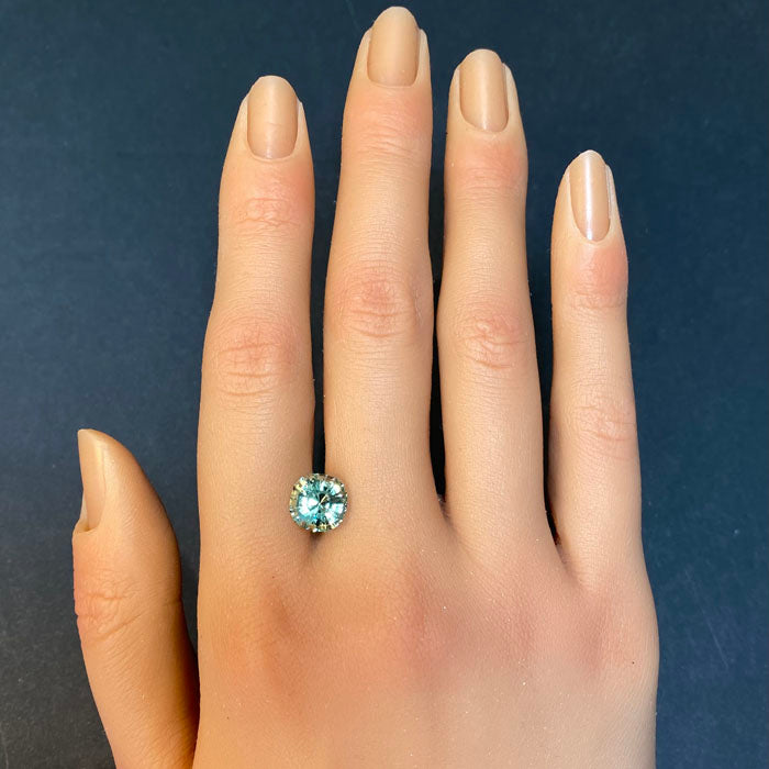 mint green garnet gemstone rare