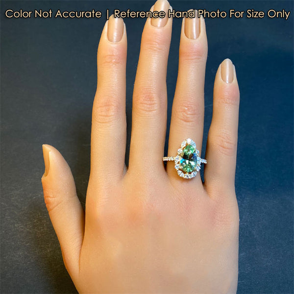 14K Yellow Gold Carats Merilani Mint Garnet Ring With Diamonds