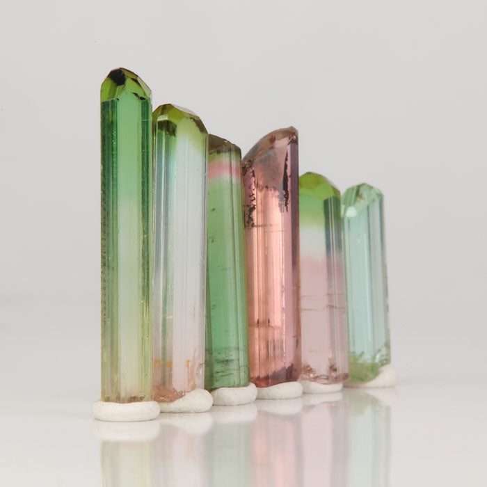 mixed tourmaline crystals 