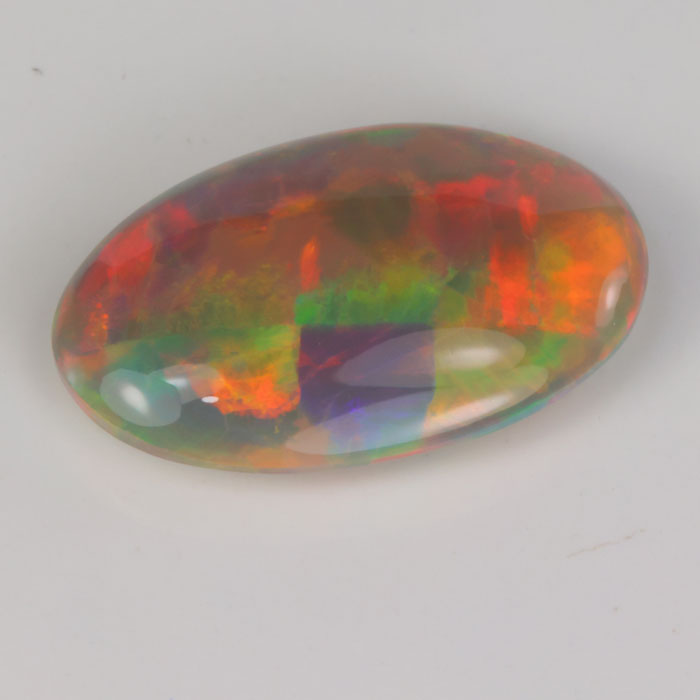 oval opal rainbow color 