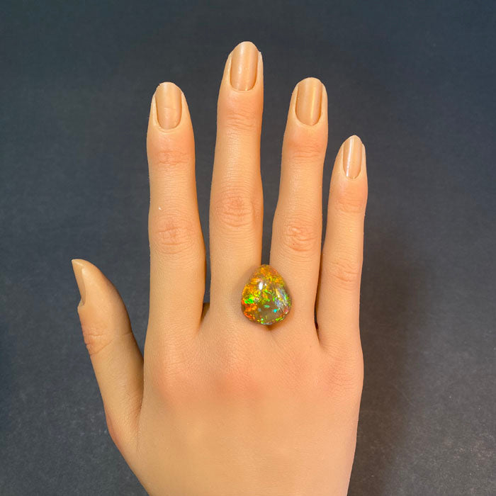 pear shape opal cabochon