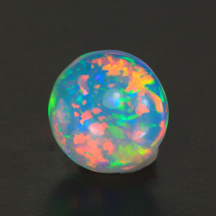 round cabochon opal