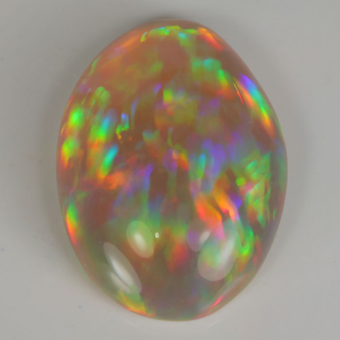 oval cut cabochon opal gem