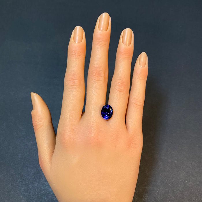Oval Cut Tanzanite 6.23 Carats (Hidden Gem)