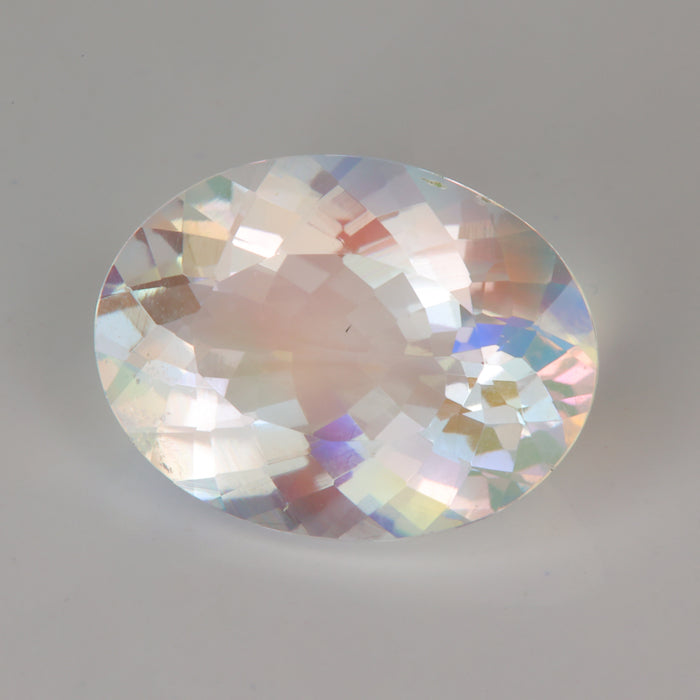 rainbow moonstone gemstone oval cut