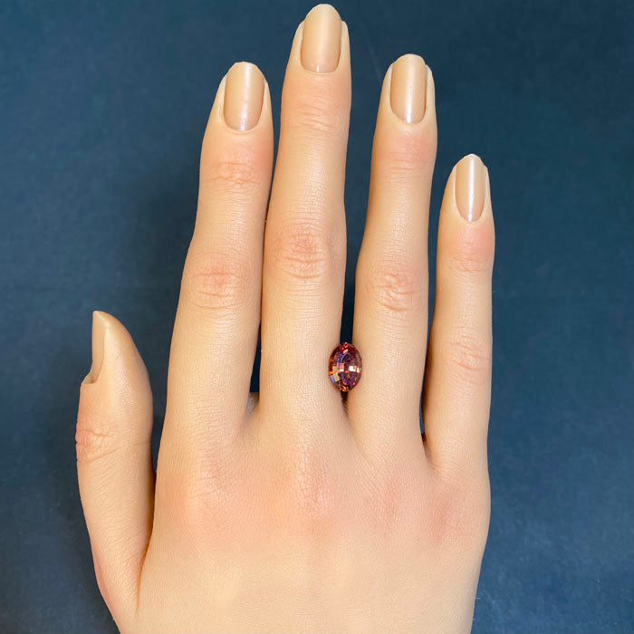 red orange garnet gemstone spessartite