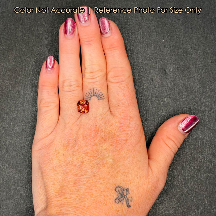 size of tourmaline to hand 