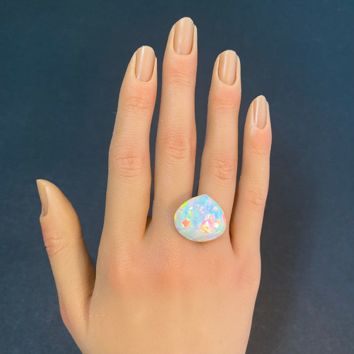 pear shape cabochon opal 