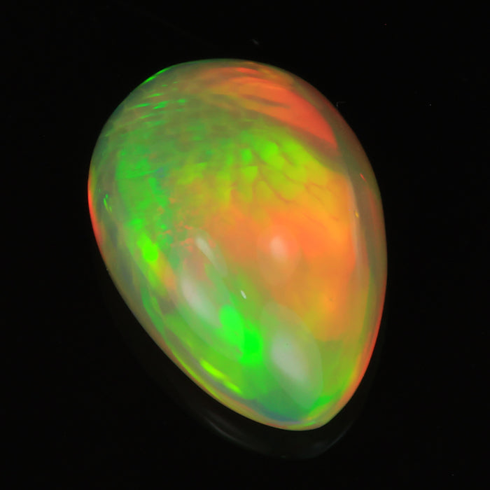 pear shape cabochon cut opal gemstone