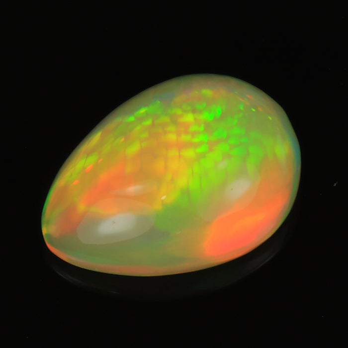 opal gemstone pear cabochon cut 
