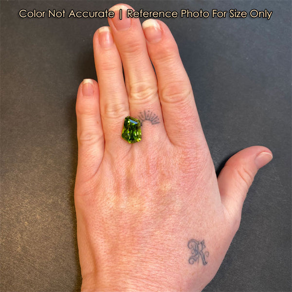 Freeform Peridot Gemstone from Pakistan 10.44 Carats - Moriartys