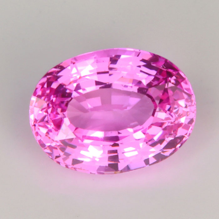 oval cut pink sapphire
