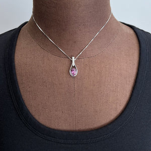 Madagascar Pink Sapphire Necklace