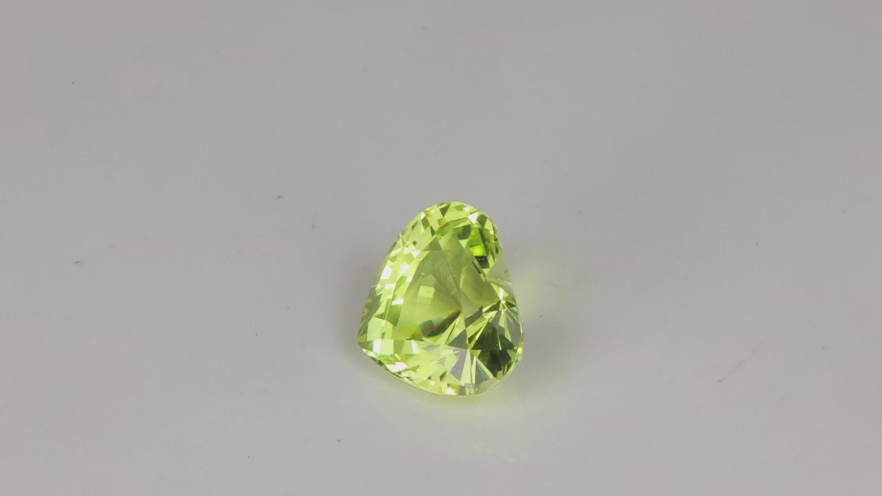 Heart Shape Brilliant Cut Chrysoberyl 2.38 Carats