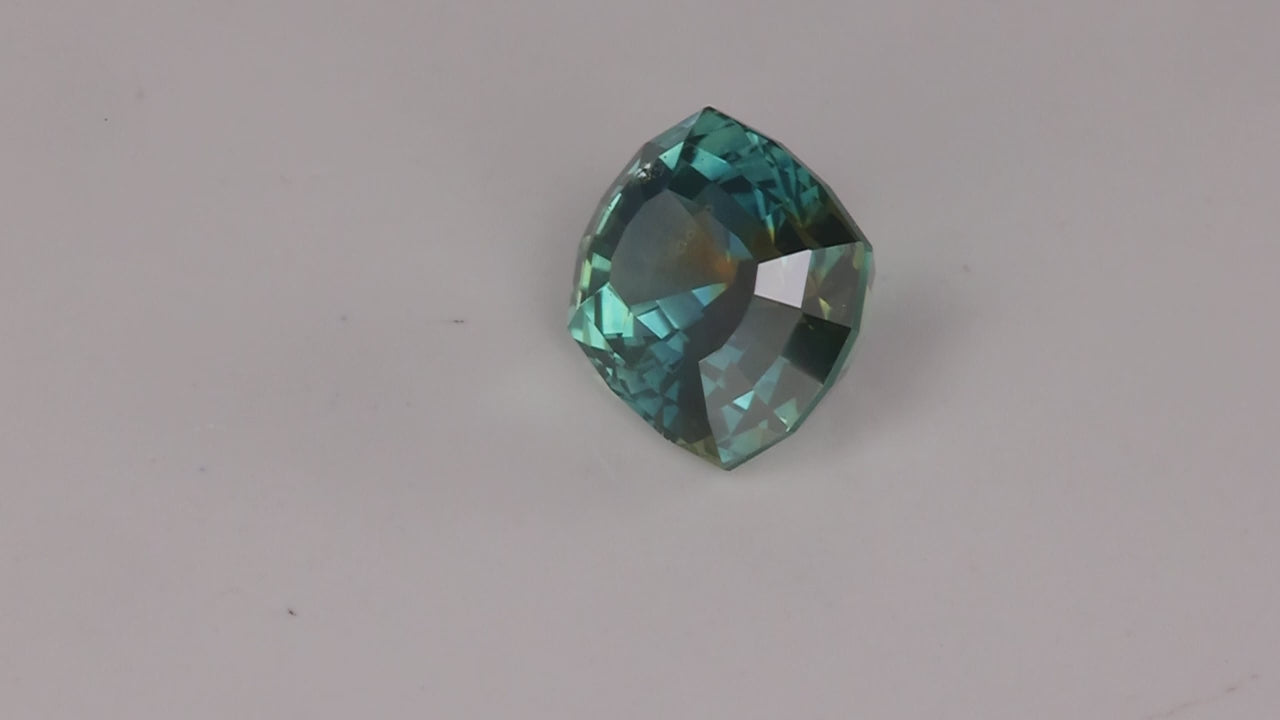 Step Antique Cushion Cut Sapphire 1.60 Carats