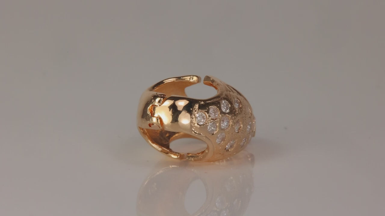 14K Yellow Gold Diamond Accented Pearl Shortener for 8mm Pearls