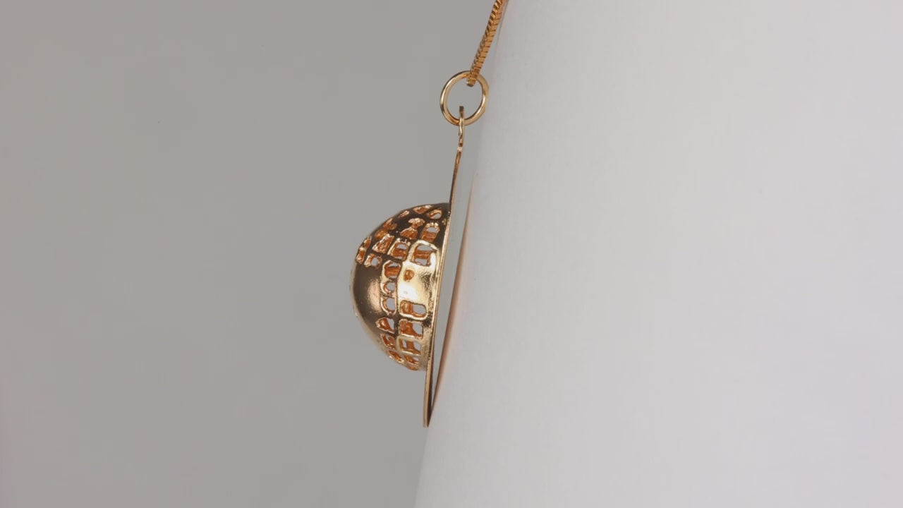 14K Yellow Gold World's Fair New York Pendant/Charm