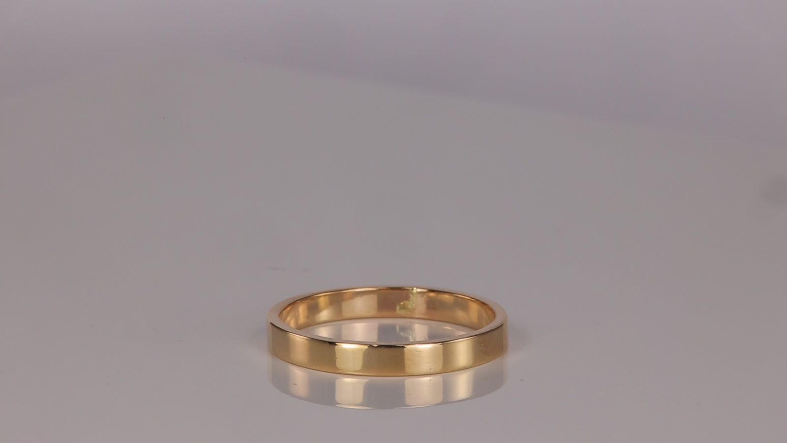 14K Yellow Gold Band 2.9mm