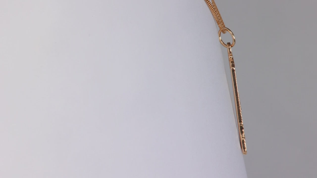 14K Yellow Gold Indiana Pendant/Charm